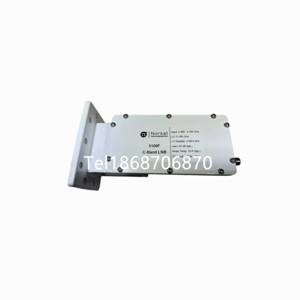 Norsat 5100F, C-Band PLL LNB 3.4 - 4.2 GHz ±100 kHz Stability F Type 75 Ohm