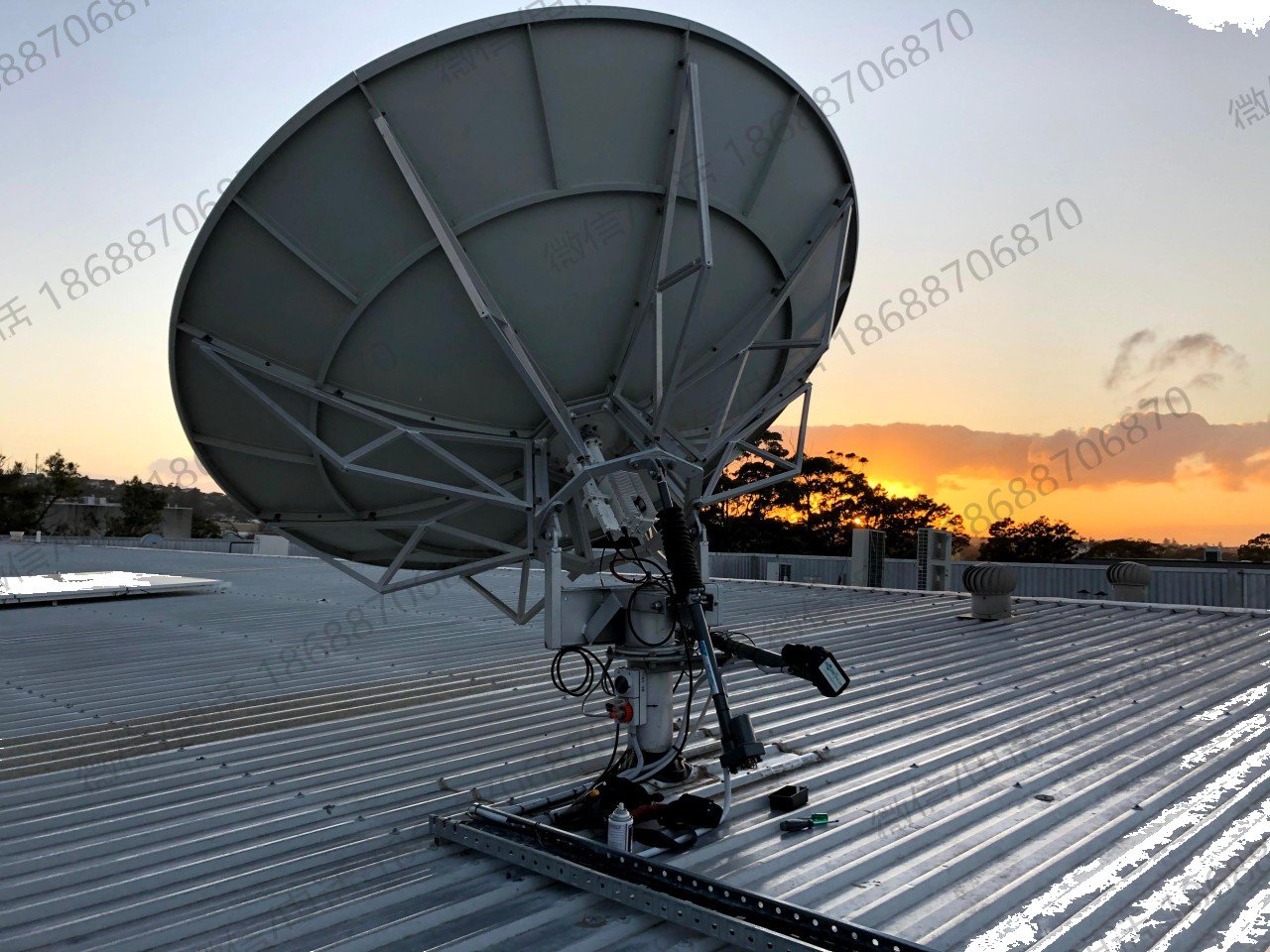 CPI 1.8 Meter Dual Axis Ku-Band VSAT Antenna