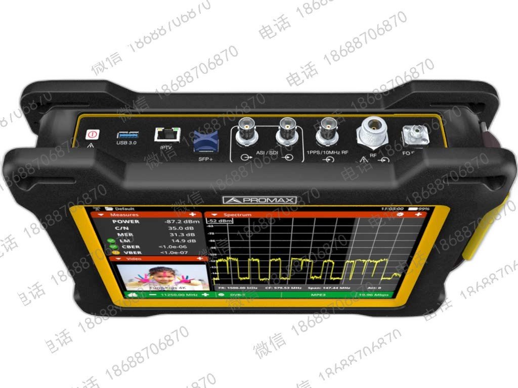 PROMAX ATLAS IP Portable Broadcast analyser for Multicast/Unicast IPTV, SRT, SD/HD/3G-SDI, ASI-TS - Image 3