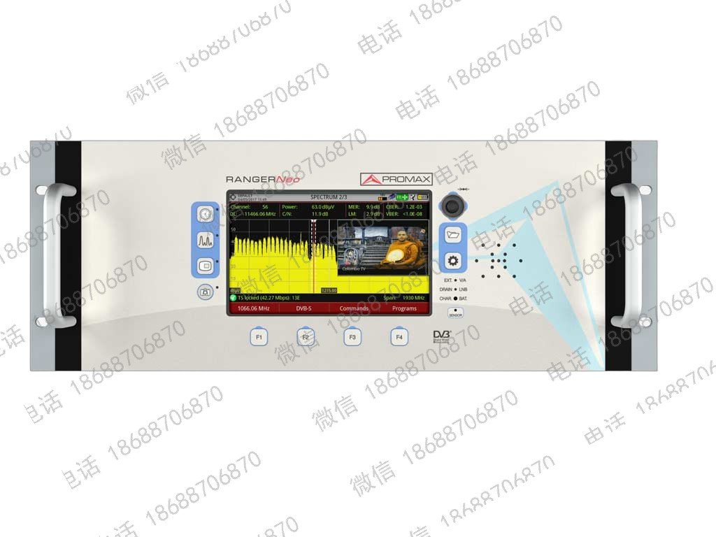 PROMAX RANGERNeo Rack 2 ATSC: Rack-mountable TV signal and spectrum analyzer (professional class)