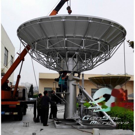 GeoSat 6.2 Meter C-Band (5.85~6.725, 3.4~4.2 GHz) Earth Station Antenna