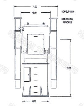 Kratos Model P4800 Post Pedestal - Image 2