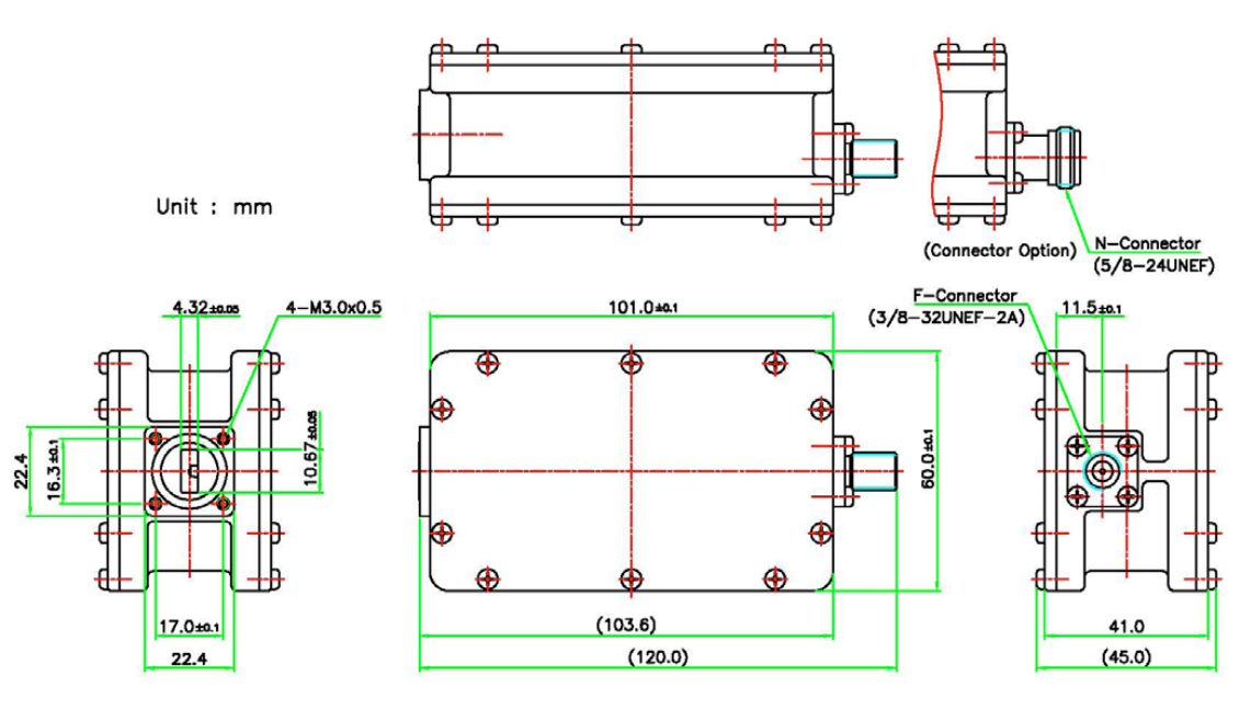 Norsat 9200HEF-4 9200 Single Band Ka-Band PLL LNB - Image 2