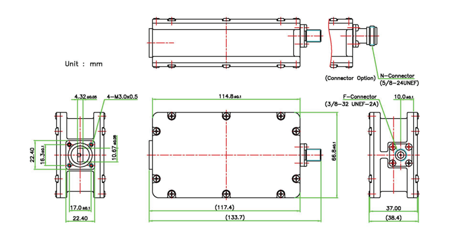 Norsat 9100HI4ADN 9000 Ka-Band, Quad Band PLL LNB - Image 2
