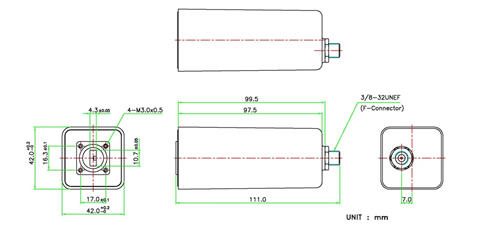 Norsat 9000LAF 9000 Single Band Ka-Band DRO LNB - Image 2