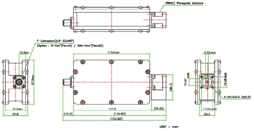 Norsat 9000 Series 9000XI4ECN-4 Ka-Band LNB - Image 2