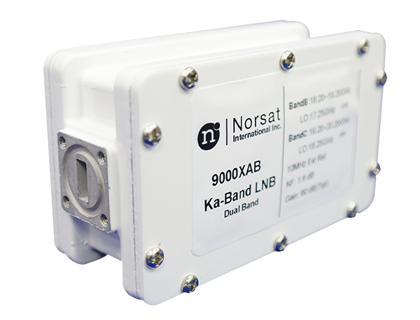 Norsat 9000XABN 9000 Dual-Band Ka-Band Ext REF LNB