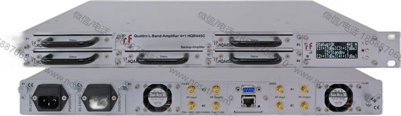RF-Design N+1 redundant L-Band Amplifier Chassis
