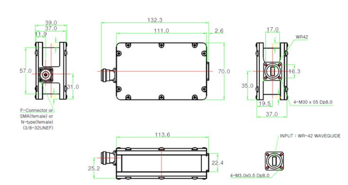 Norsat 9200HT-3F-TSDM 9000 Triple-Band Ka-Band PLL LNB - TEST DEMO - Image 2