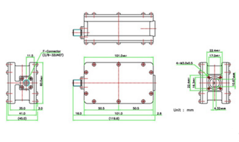 Norsat 9000 Series 9500HB-4 Ka-Band Single-Band LNB - Image 10