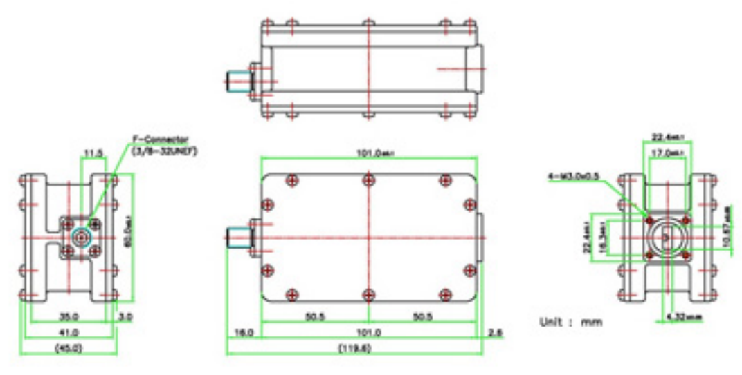 Norsat 9000 Series 9500HB-4 Ka-Band Single-Band LNB - Image 12