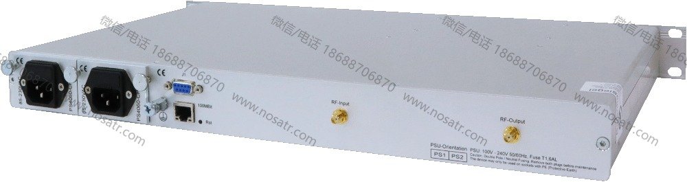 RF-Design HQR145C 1+1 redundant L-Band / ext. L-Band Amplifier (0 to 40dB gain) - Image 3
