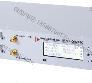 RF-Design HQR245C-FT 1+1 redundant / 2 single high precision L-Band Amplifier (gain 0 to 40dB, Step 0.2dB)
