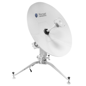 WAYFARER 0.8m Ka-Band Manual Flyaway Antenna - Ring Focus