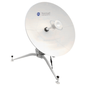 WAYFARER 0.9m Ku-Band Manual Flyaway Antenna - Ring Focus