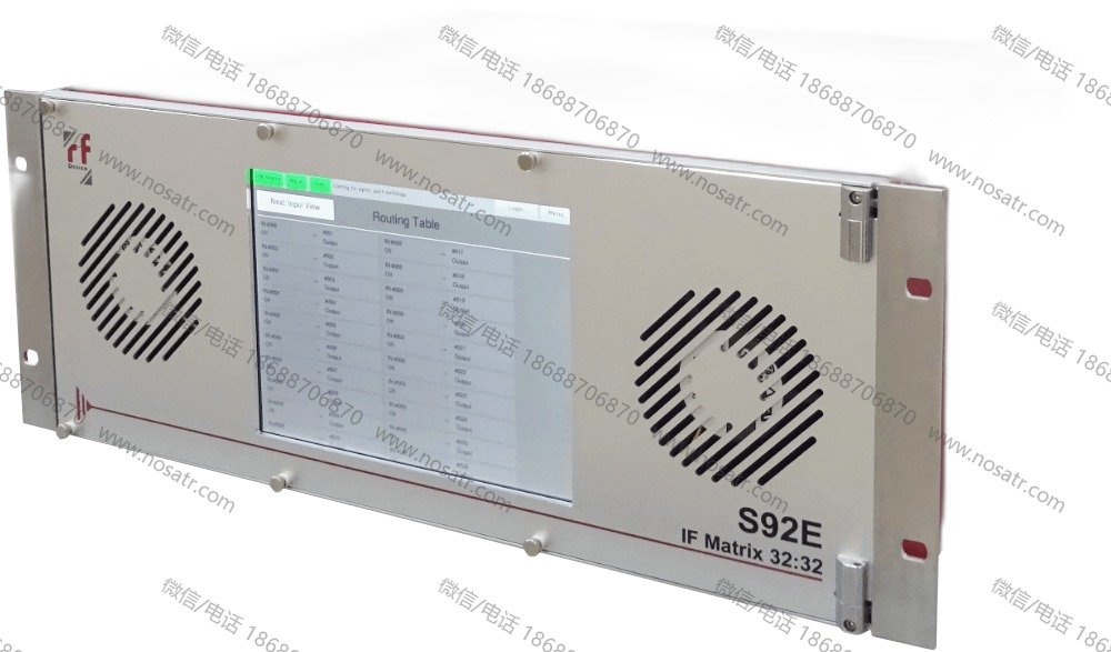 RF-Design FlexLink S92E-3232-50S IF Switch Matrix 32:32, 40 – 200MHz (fan-out/distributive)