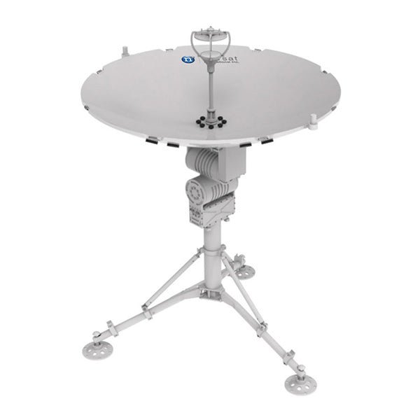 WAYFARER 1.0m Ka-Band X-Y Flyaway Antenna - Ring Focus
