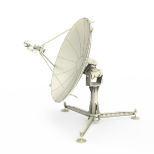 WAYFARER 1.8m Ka-Band X-Y Low Orbit Satellite Transportable Auto Flyaway Antenna - Ring Focus