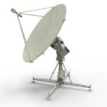 WAYFARER 2.4m X-Band X-Y Low Orbit Satellite Transportable Manual Flyaway Antenna - Ring Focus