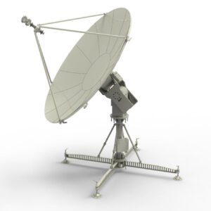 WAYFARER 2.4m Ka-Band X-Y Low Orbit Satellite Transportable Manual Flyaway Antenna - Ring Focus