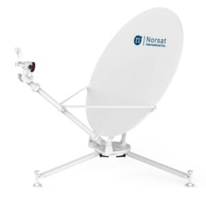 WAYFARER 1.0m Ku-Band Manual Flyaway Antenna - Ring Focus Prime Feed