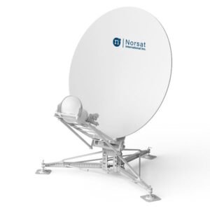 WAYFARER 2.4m C/X/Ku Triple-Band Manual Flyaway Antenna - Dual Offset
