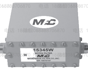 15345W ISM (900 MHz) Notch Filter