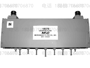 18375 700 MHz/Lower B & C (Uplink) Bandpass Filter