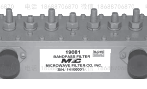 19081 GSM 1800 Partial Band Receive Filter