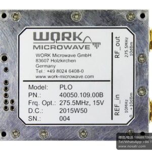 Work Microwave Phase-Locked Oscillator with external reference, 125 – 2500 MHz