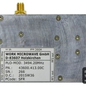 Work Microwave Phase-Locked Oscillator with internal crystal, 1200 – 9999.9 MHz