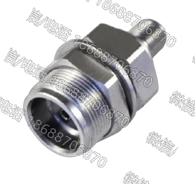 PPC Belden 3512F-C-FF Brass Hardline Adapter, 3,5/12 female, chassis mount – F female