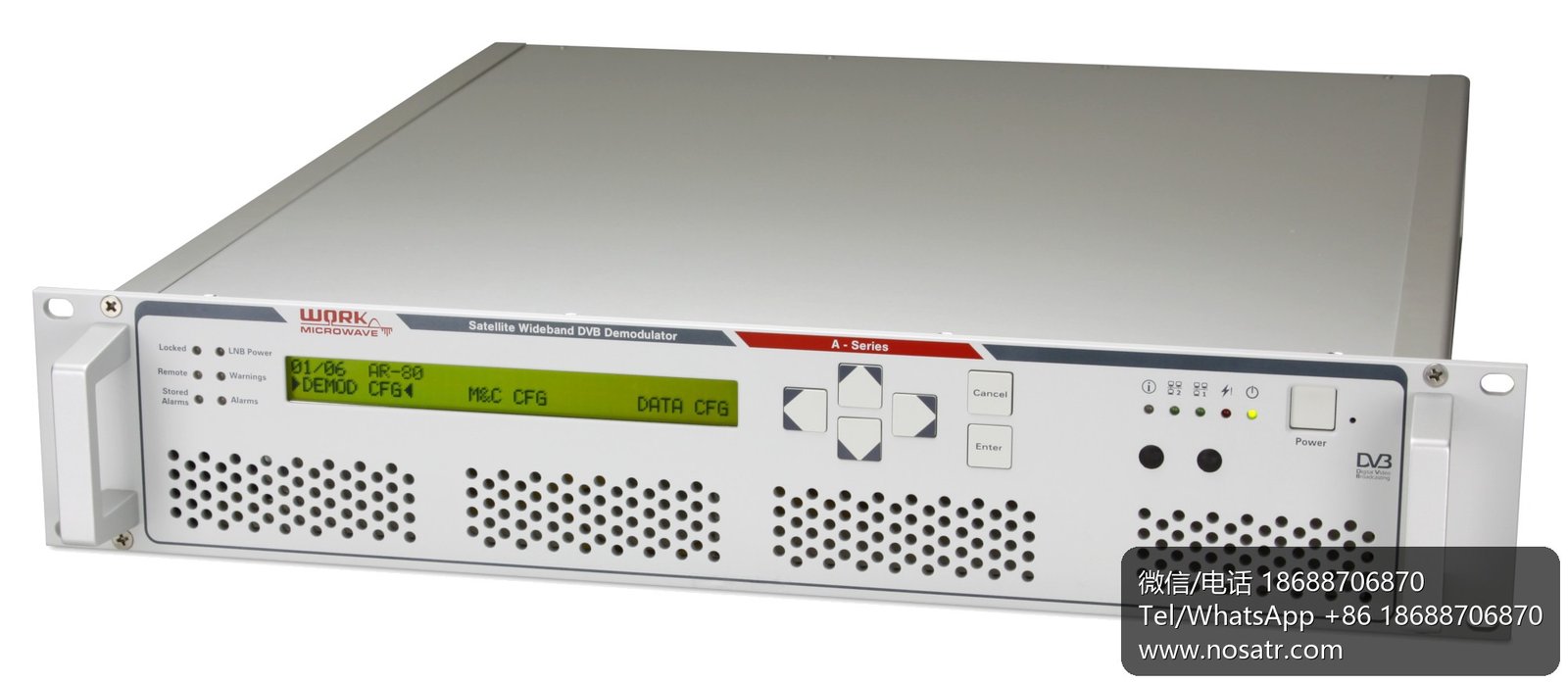 Work Microwave A-Series AR-80 Satellite Demodulator