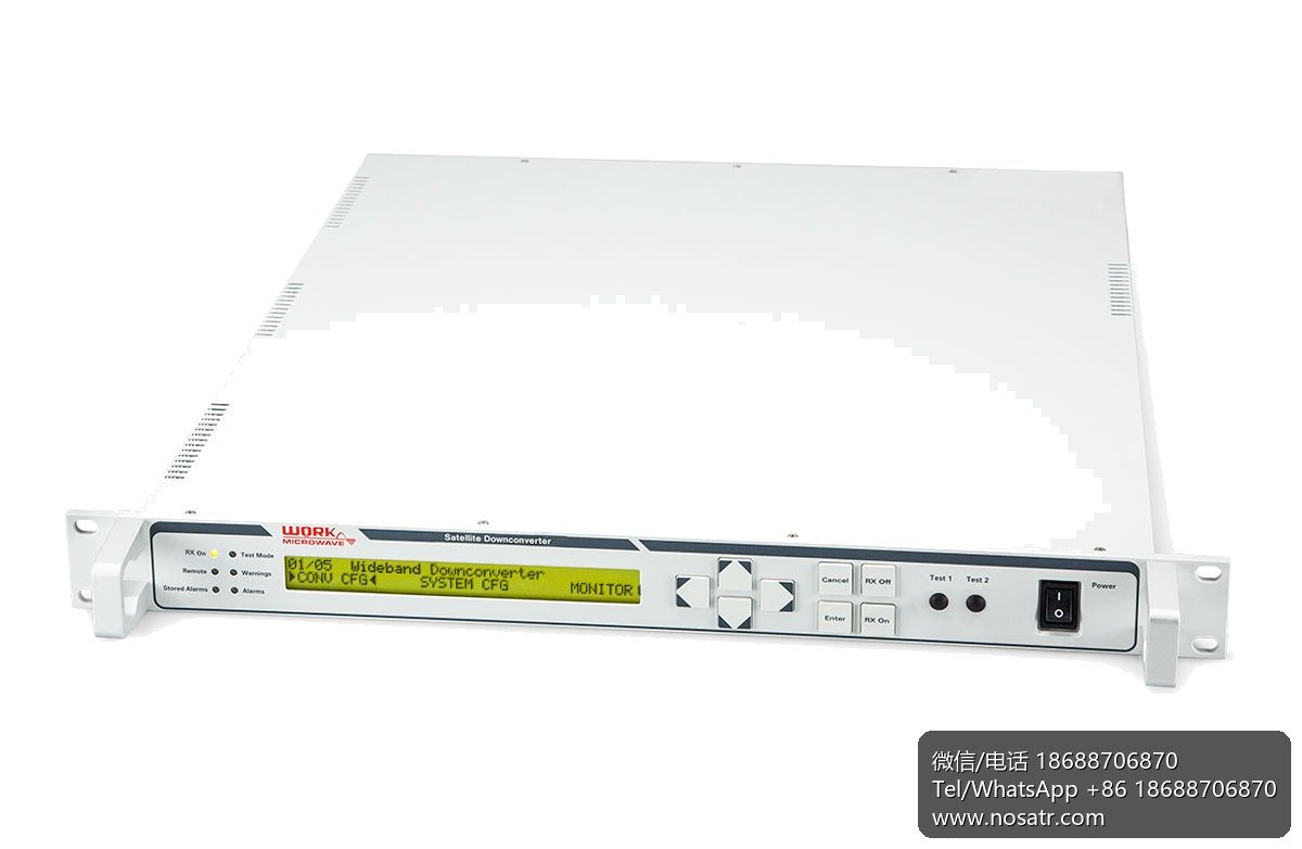 Work Microwave Wideband 1-40 GHz to L-Band Block-Downconverter Indoor