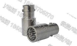 PPC Belden BNCFFM-PUSHON-L Brass Hardline Adapter, BNC female – F male Push On