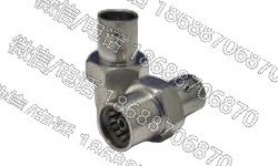 PPC Belden BNCFIECF-PUSHON Brass Hardline Adapter, BNC female – IEC female Push On