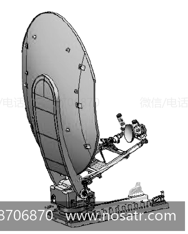 1156 Ka Driveaway Antenna, 1.0 Meter Motorized Driveaway Antenna - Image 2