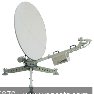Sat-Lite Model 1531 - 1.5 Meter Motorized Flyaway Antenna